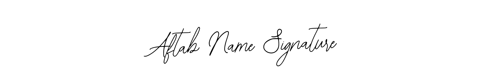How to Draw Aftab Name Signature signature style? Bearetta-2O07w is a latest design signature styles for name Aftab Name Signature. Aftab Name Signature signature style 12 images and pictures png