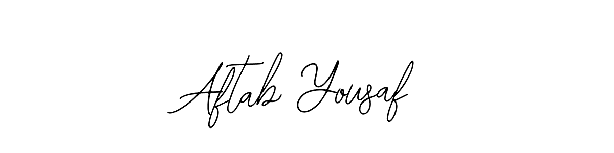This is the best signature style for the Aftab Yousaf name. Also you like these signature font (Bearetta-2O07w). Mix name signature. Aftab Yousaf signature style 12 images and pictures png
