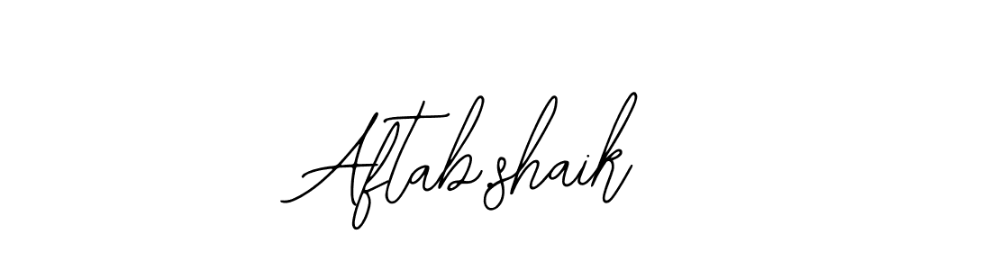 Also You can easily find your signature by using the search form. We will create Aftab.shaik name handwritten signature images for you free of cost using Bearetta-2O07w sign style. Aftab.shaik signature style 12 images and pictures png