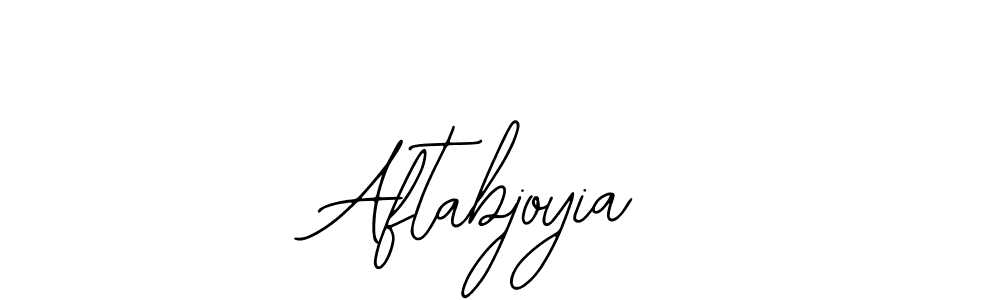 The best way (Bearetta-2O07w) to make a short signature is to pick only two or three words in your name. The name Aftabjoyia include a total of six letters. For converting this name. Aftabjoyia signature style 12 images and pictures png