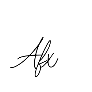 You should practise on your own different ways (Bearetta-2O07w) to write your name (Afx) in signature. don't let someone else do it for you. Afx signature style 12 images and pictures png