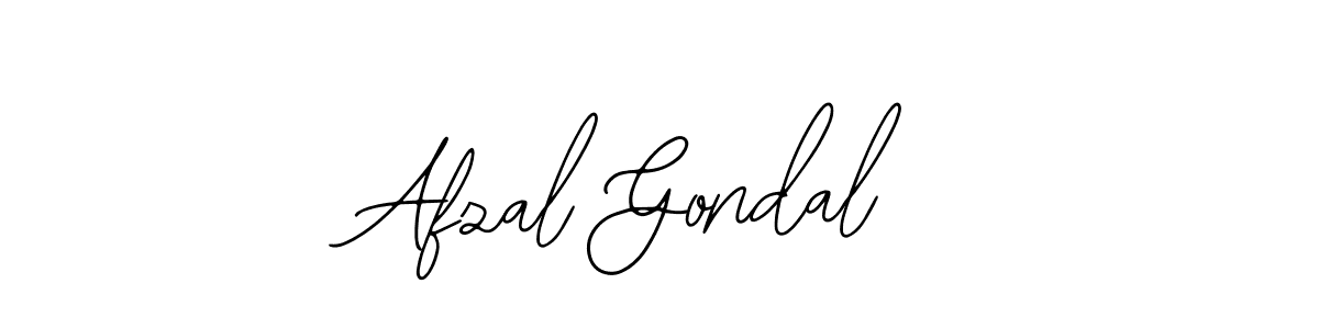 How to make Afzal Gondal signature? Bearetta-2O07w is a professional autograph style. Create handwritten signature for Afzal Gondal name. Afzal Gondal signature style 12 images and pictures png