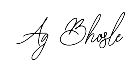 You should practise on your own different ways (Bearetta-2O07w) to write your name (Ag Bhosle) in signature. Don't let someone else do it for you. Ag Bhosle signature style 12 images and pictures png