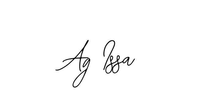 Bearetta-2O07w is a professional signature style that is perfect for those who want to add a touch of class to their signature. It is also a great choice for those who want to make their signature more unique. Get Ag Issa name to fancy signature for free. Ag Issa signature style 12 images and pictures png