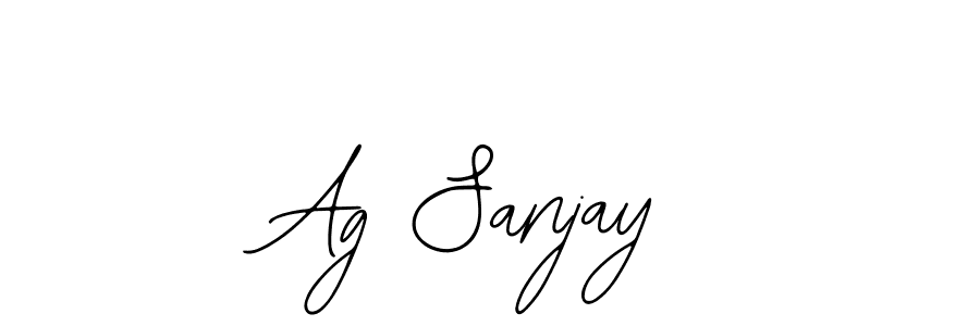 It looks lik you need a new signature style for name Ag Sanjay. Design unique handwritten (Bearetta-2O07w) signature with our free signature maker in just a few clicks. Ag Sanjay signature style 12 images and pictures png