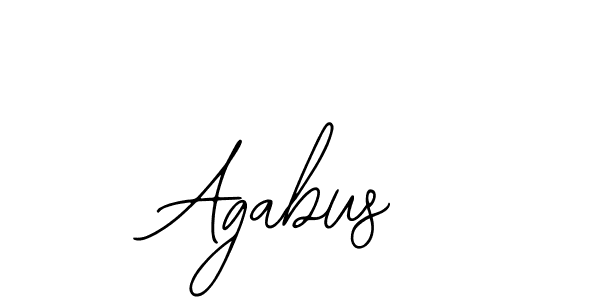 How to make Agabus name signature. Use Bearetta-2O07w style for creating short signs online. This is the latest handwritten sign. Agabus signature style 12 images and pictures png