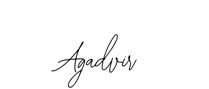 The best way (Bearetta-2O07w) to make a short signature is to pick only two or three words in your name. The name Agadvir include a total of six letters. For converting this name. Agadvir signature style 12 images and pictures png