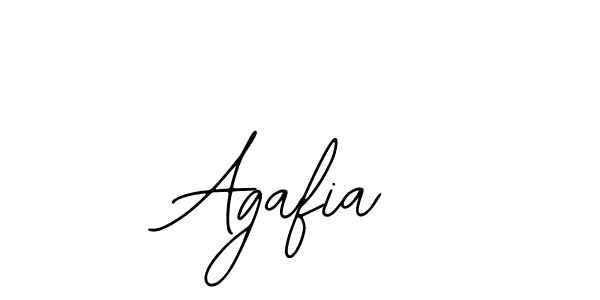 Design your own signature with our free online signature maker. With this signature software, you can create a handwritten (Bearetta-2O07w) signature for name Agafia. Agafia signature style 12 images and pictures png