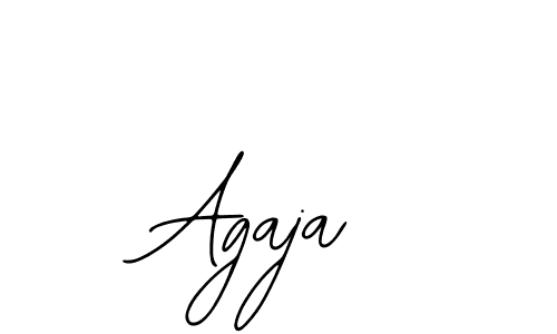 How to make Agaja name signature. Use Bearetta-2O07w style for creating short signs online. This is the latest handwritten sign. Agaja signature style 12 images and pictures png