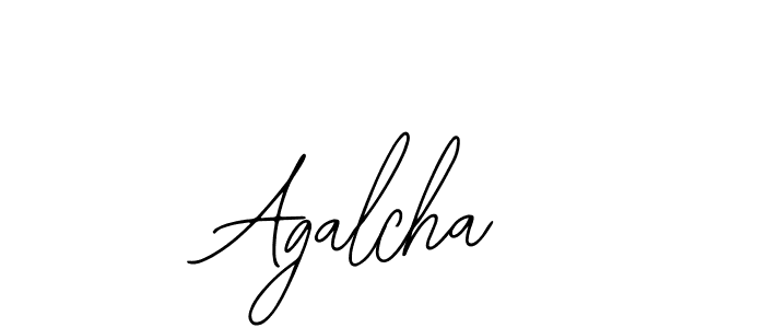 Create a beautiful signature design for name Agalcha. With this signature (Bearetta-2O07w) fonts, you can make a handwritten signature for free. Agalcha signature style 12 images and pictures png