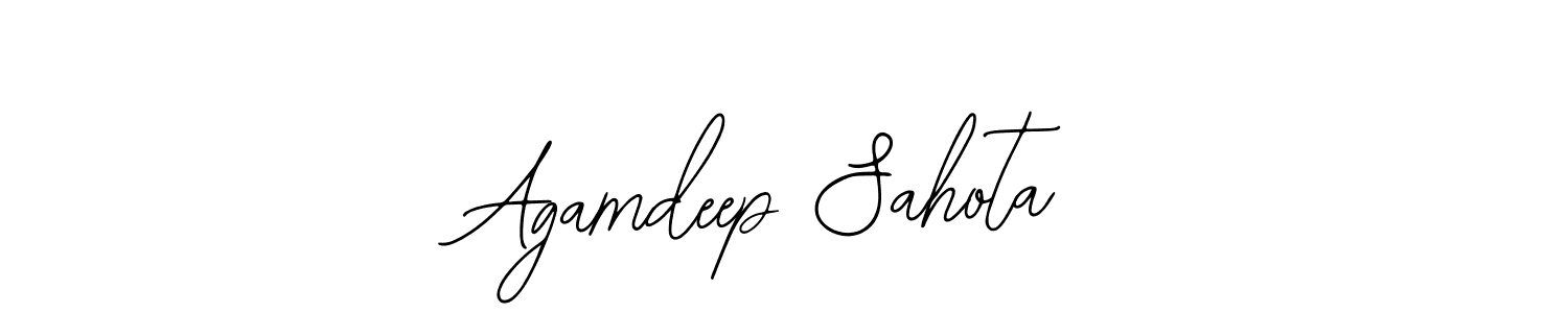 Bearetta-2O07w is a professional signature style that is perfect for those who want to add a touch of class to their signature. It is also a great choice for those who want to make their signature more unique. Get Agamdeep Sahota name to fancy signature for free. Agamdeep Sahota signature style 12 images and pictures png