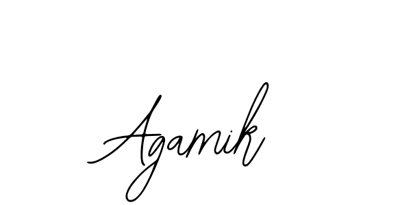 Once you've used our free online signature maker to create your best signature Bearetta-2O07w style, it's time to enjoy all of the benefits that Agamik name signing documents. Agamik signature style 12 images and pictures png