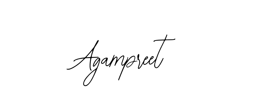 How to make Agampreet name signature. Use Bearetta-2O07w style for creating short signs online. This is the latest handwritten sign. Agampreet signature style 12 images and pictures png