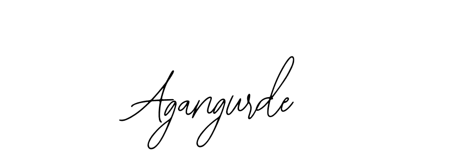 Use a signature maker to create a handwritten signature online. With this signature software, you can design (Bearetta-2O07w) your own signature for name Agangurde. Agangurde signature style 12 images and pictures png