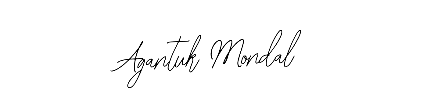 Make a beautiful signature design for name Agantuk Mondal. With this signature (Bearetta-2O07w) style, you can create a handwritten signature for free. Agantuk Mondal signature style 12 images and pictures png