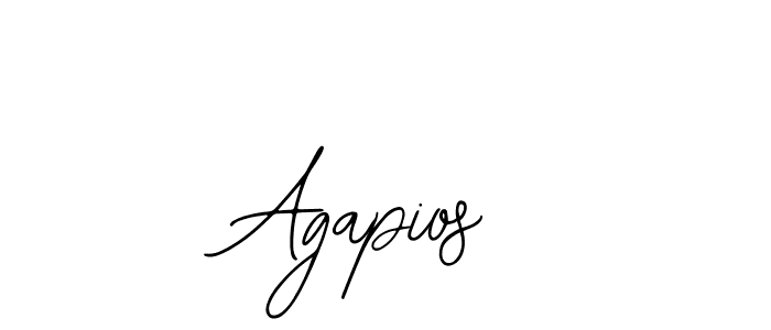 Make a beautiful signature design for name Agapios. With this signature (Bearetta-2O07w) style, you can create a handwritten signature for free. Agapios signature style 12 images and pictures png