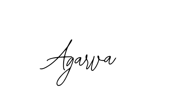 Design your own signature with our free online signature maker. With this signature software, you can create a handwritten (Bearetta-2O07w) signature for name Agarva. Agarva signature style 12 images and pictures png