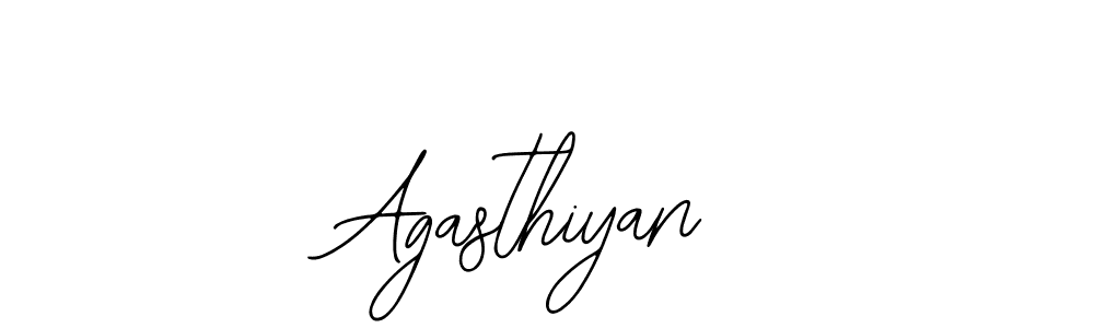 Use a signature maker to create a handwritten signature online. With this signature software, you can design (Bearetta-2O07w) your own signature for name Agasthiyan. Agasthiyan signature style 12 images and pictures png