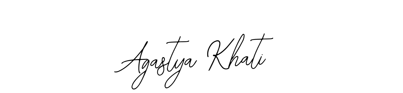 It looks lik you need a new signature style for name Agastya Khati. Design unique handwritten (Bearetta-2O07w) signature with our free signature maker in just a few clicks. Agastya Khati signature style 12 images and pictures png