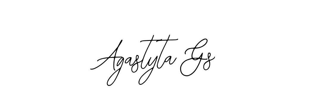 The best way (Bearetta-2O07w) to make a short signature is to pick only two or three words in your name. The name Agastyta Gs include a total of six letters. For converting this name. Agastyta Gs signature style 12 images and pictures png