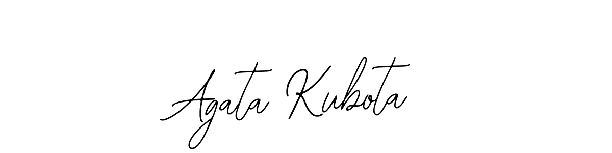 The best way (Bearetta-2O07w) to make a short signature is to pick only two or three words in your name. The name Agata Kubota include a total of six letters. For converting this name. Agata Kubota signature style 12 images and pictures png