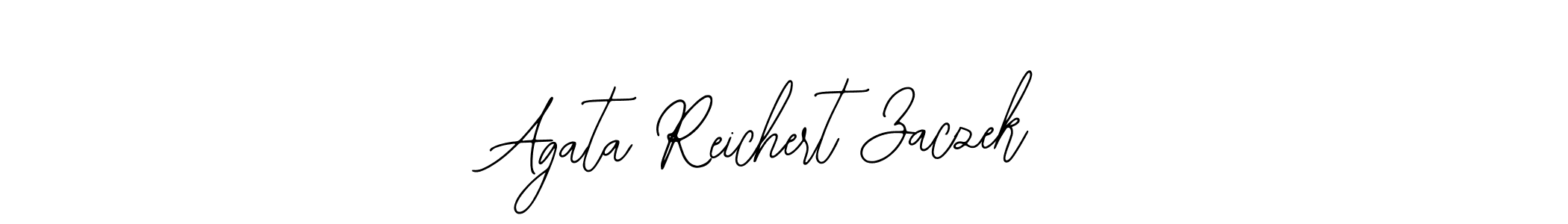 How to make Agata Reichert Zaczek signature? Bearetta-2O07w is a professional autograph style. Create handwritten signature for Agata Reichert Zaczek name. Agata Reichert Zaczek signature style 12 images and pictures png