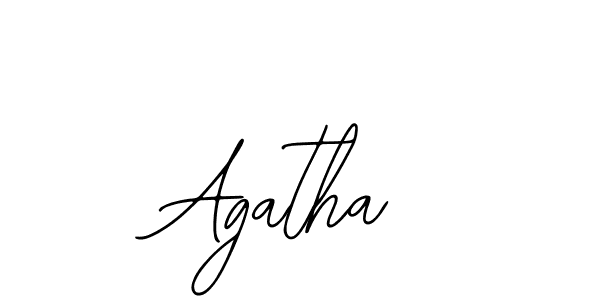 You should practise on your own different ways (Bearetta-2O07w) to write your name (Agatha) in signature. don't let someone else do it for you. Agatha signature style 12 images and pictures png