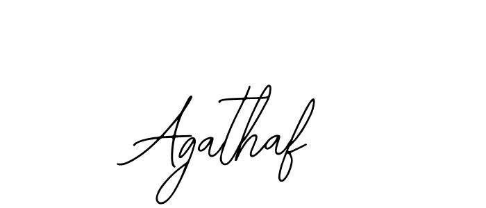 You should practise on your own different ways (Bearetta-2O07w) to write your name (Agathaf) in signature. don't let someone else do it for you. Agathaf signature style 12 images and pictures png