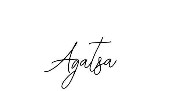 The best way (Bearetta-2O07w) to make a short signature is to pick only two or three words in your name. The name Agatsa include a total of six letters. For converting this name. Agatsa signature style 12 images and pictures png