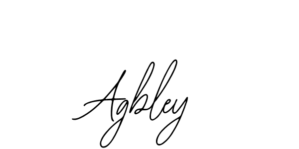 How to make Agbley name signature. Use Bearetta-2O07w style for creating short signs online. This is the latest handwritten sign. Agbley signature style 12 images and pictures png