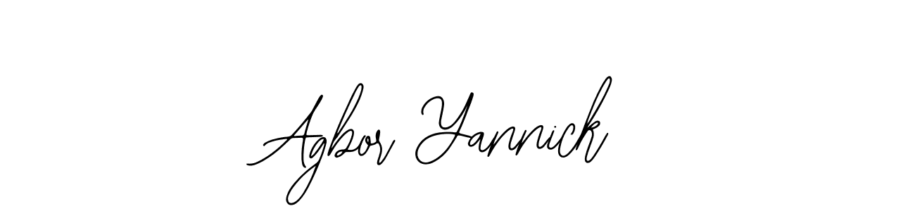 Make a beautiful signature design for name Agbor Yannick. Use this online signature maker to create a handwritten signature for free. Agbor Yannick signature style 12 images and pictures png