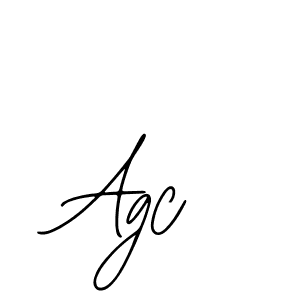 Also we have Agc name is the best signature style. Create professional handwritten signature collection using Bearetta-2O07w autograph style. Agc signature style 12 images and pictures png