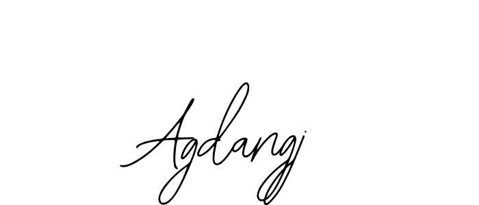 Make a beautiful signature design for name Agdangj. With this signature (Bearetta-2O07w) style, you can create a handwritten signature for free. Agdangj signature style 12 images and pictures png