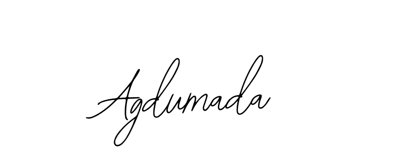 Also You can easily find your signature by using the search form. We will create Agdumada name handwritten signature images for you free of cost using Bearetta-2O07w sign style. Agdumada signature style 12 images and pictures png