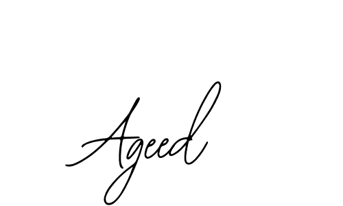 How to make Ageed signature? Bearetta-2O07w is a professional autograph style. Create handwritten signature for Ageed name. Ageed signature style 12 images and pictures png