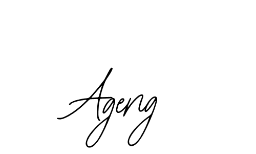 Also we have Ageng name is the best signature style. Create professional handwritten signature collection using Bearetta-2O07w autograph style. Ageng signature style 12 images and pictures png