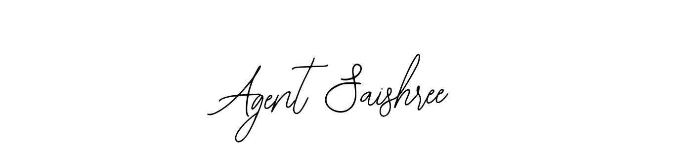 How to make Agent Saishree signature? Bearetta-2O07w is a professional autograph style. Create handwritten signature for Agent Saishree name. Agent Saishree signature style 12 images and pictures png