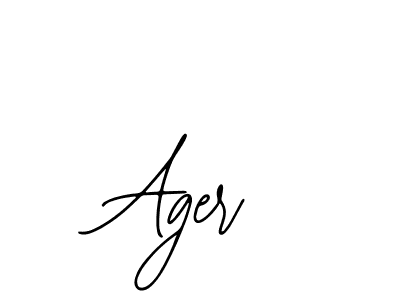 How to make Ager signature? Bearetta-2O07w is a professional autograph style. Create handwritten signature for Ager name. Ager signature style 12 images and pictures png