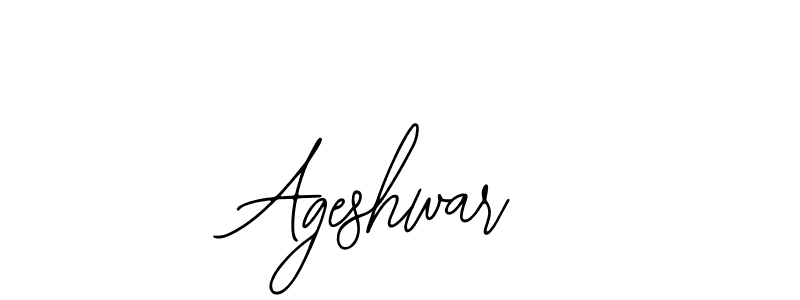 Design your own signature with our free online signature maker. With this signature software, you can create a handwritten (Bearetta-2O07w) signature for name Ageshwar. Ageshwar signature style 12 images and pictures png