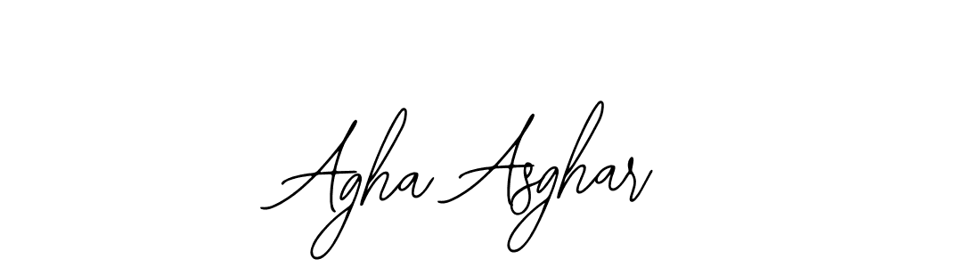 Create a beautiful signature design for name Agha Asghar. With this signature (Bearetta-2O07w) fonts, you can make a handwritten signature for free. Agha Asghar signature style 12 images and pictures png