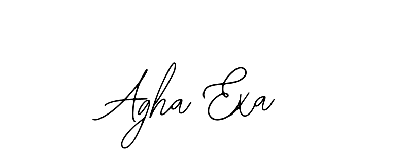 Agha Exa stylish signature style. Best Handwritten Sign (Bearetta-2O07w) for my name. Handwritten Signature Collection Ideas for my name Agha Exa. Agha Exa signature style 12 images and pictures png