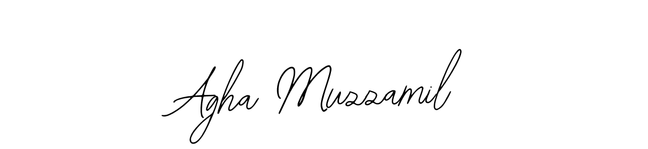 Design your own signature with our free online signature maker. With this signature software, you can create a handwritten (Bearetta-2O07w) signature for name Agha Muzzamil. Agha Muzzamil signature style 12 images and pictures png
