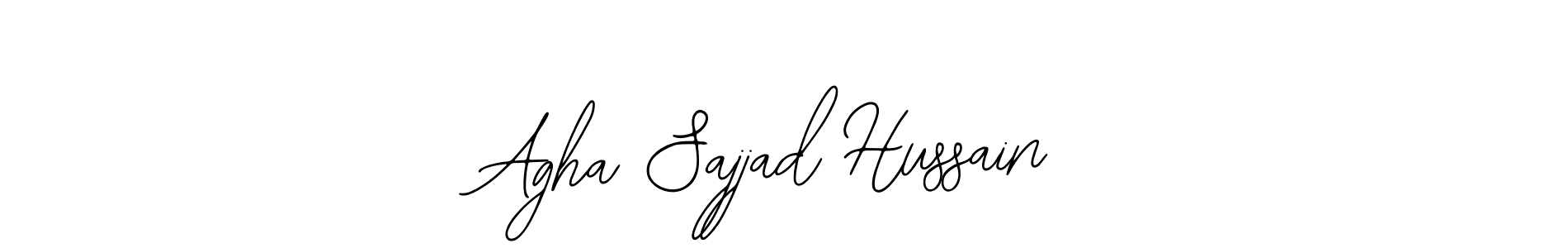 Make a beautiful signature design for name Agha Sajjad Hussain. With this signature (Bearetta-2O07w) style, you can create a handwritten signature for free. Agha Sajjad Hussain signature style 12 images and pictures png
