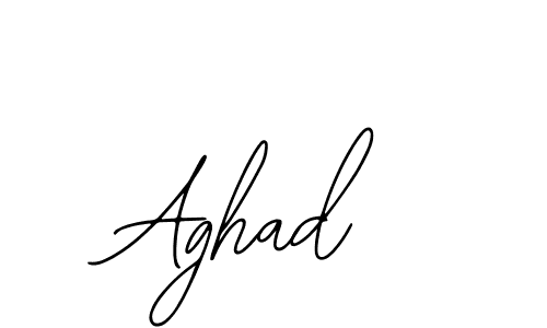 Aghad stylish signature style. Best Handwritten Sign (Bearetta-2O07w) for my name. Handwritten Signature Collection Ideas for my name Aghad. Aghad signature style 12 images and pictures png
