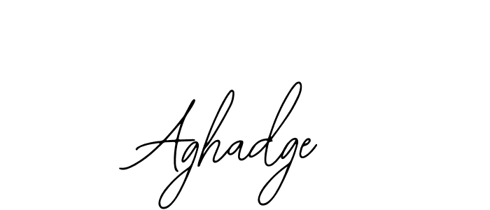 How to make Aghadge signature? Bearetta-2O07w is a professional autograph style. Create handwritten signature for Aghadge name. Aghadge signature style 12 images and pictures png