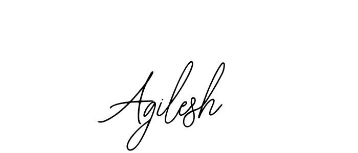 How to make Agilesh signature? Bearetta-2O07w is a professional autograph style. Create handwritten signature for Agilesh name. Agilesh signature style 12 images and pictures png