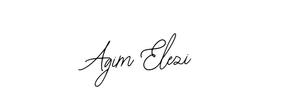 Bearetta-2O07w is a professional signature style that is perfect for those who want to add a touch of class to their signature. It is also a great choice for those who want to make their signature more unique. Get Agim Elezi name to fancy signature for free. Agim Elezi signature style 12 images and pictures png