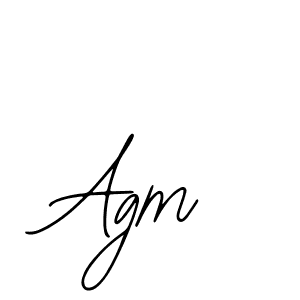 Also we have Agm name is the best signature style. Create professional handwritten signature collection using Bearetta-2O07w autograph style. Agm signature style 12 images and pictures png