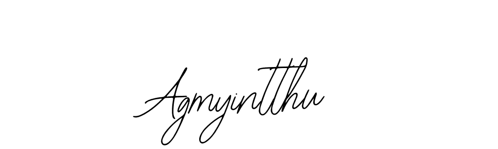 Also we have Agmyintthu name is the best signature style. Create professional handwritten signature collection using Bearetta-2O07w autograph style. Agmyintthu signature style 12 images and pictures png