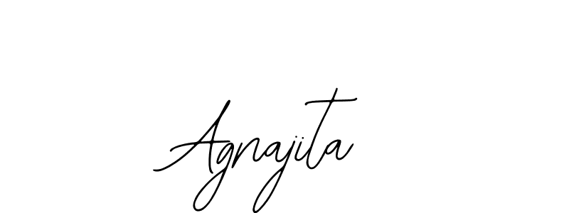 The best way (Bearetta-2O07w) to make a short signature is to pick only two or three words in your name. The name Agnajita include a total of six letters. For converting this name. Agnajita signature style 12 images and pictures png